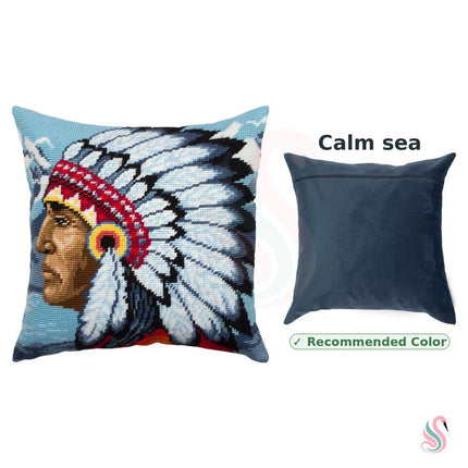 Needlepoint Pillow Kit "Native American"