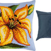 Cross Stitch Pillow Kit "Yellow Lily"