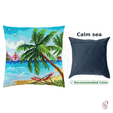 Needlepoint Pillow Kit "Seychelles"