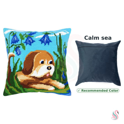 Needlepoint Pillow Kit "Puppy"