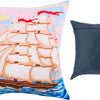 Needlepoint Pillow Kit "Sailing Ship"