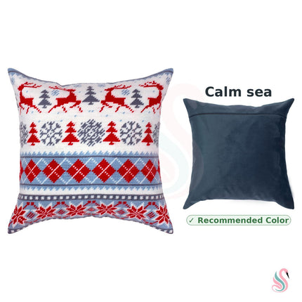 Needlepoint Pillow Kit "Winter Deer"