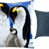Needlepoint Pillow Kit "Penguins in Love"