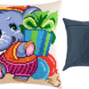 Cross Stitch Pillow Kit "Little Elephant"