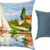 Needlepoint Pillow Kit "Regatta at Argenteuil"