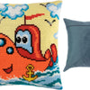Cross Stitch Pillow Kit "Submarine"