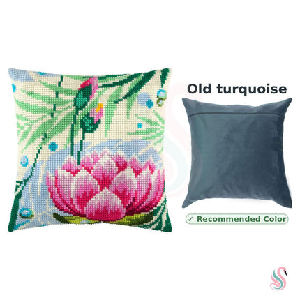 Cross Stitch Pillow Kit "Lotus"