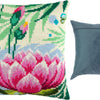 Cross Stitch Pillow Kit "Lotus"