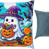 Needlepoint Pillow Kit "Ghost and treats"