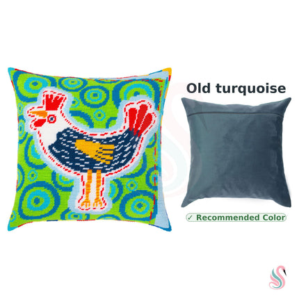 Needlepoint Pillow Kit "Rooster"