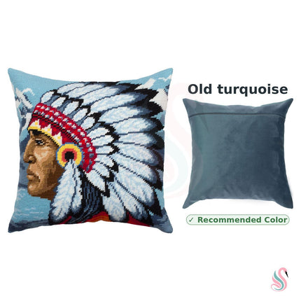 Needlepoint Pillow Kit "Native American"