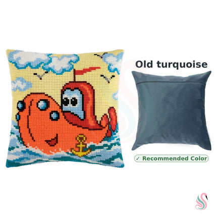 Cross Stitch Pillow Kit "Submarine"