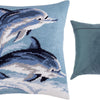 Needlepoint Pillow Kit "Dolphins"