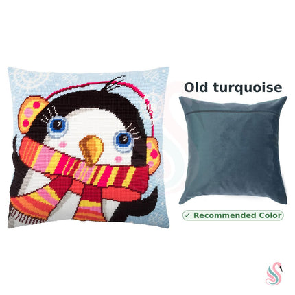 Needlepoint Pillow Kit "Penguin"