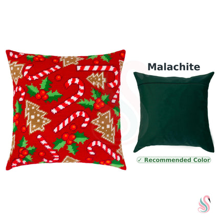 Needlepoint Pillow Kit "A fabulous Christmas"