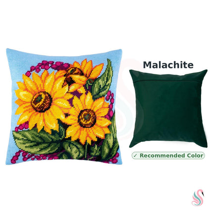 Needlepoint Pillow Kit "Sunflower Bouquet"