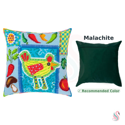 Needlepoint Pillow Kit "Rustic Kitchen Charm"