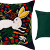 Needlepoint Pillow Kit "Hare on Black"