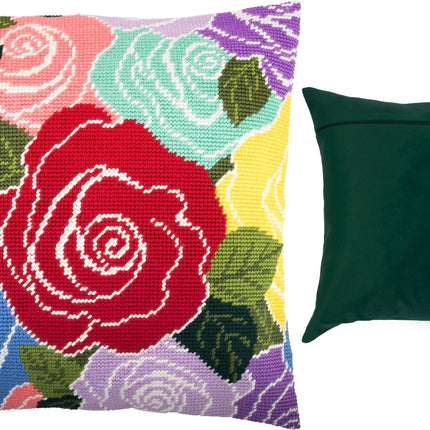 Needlepoint Pillow Kit "Roses"