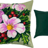 Needlepoint Pillow Kit "Christmas Flowers"