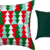 Needlepoint Pillow Kit "Christmas Trees Pattern"