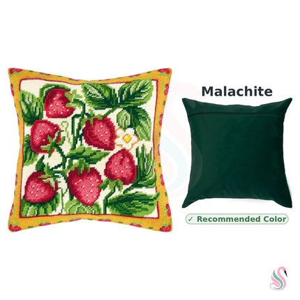 Needlepoint Pillow Kit "Strawberry"
