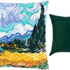 Needlepoint Pillow Kit "Wheat Field with Cypresses"