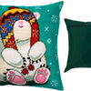 Needlepoint Pillow Kit "Bear in a Trapper Hat"