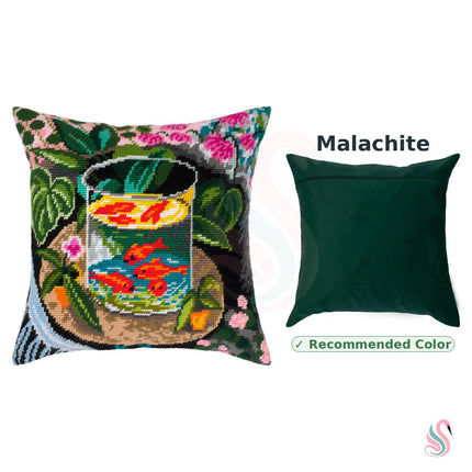 Needlepoint Pillow Kit "Goldfish"