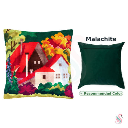 Cross Stitch Pillow Kit "Autumn Landscape"