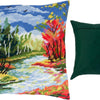 Needlepoint Pillow Kit "Rubies of Autumn"