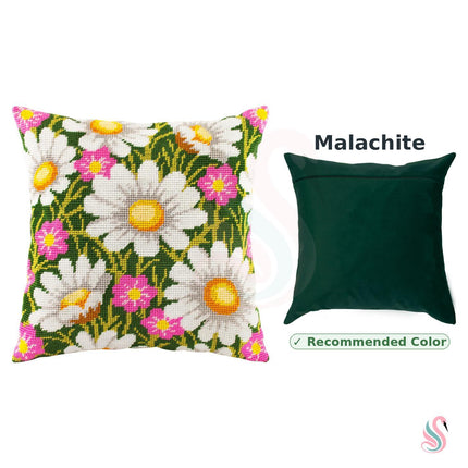 Needlepoint Pillow Kit "Daisies"