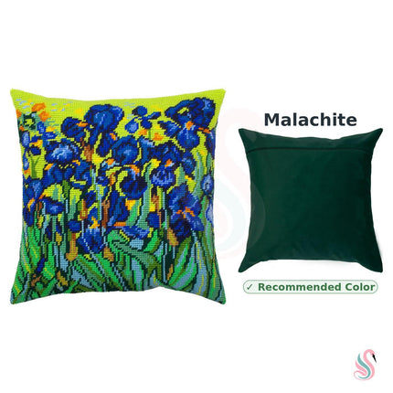 Needlepoint Pillow Kit "Irises"