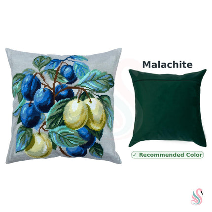 Needlepoint Pillow Kit "Plum Branches"