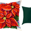 Needlepoint Pillow Kit "Poinsettia"