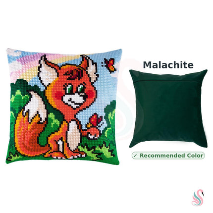 Cross Stitch Pillow Kit "Little Fox"