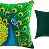 Needlepoint Pillow Kit "Peacock"
