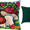Cross Stitch Pillow Kit "Mushrooms"