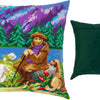 Needlepoint Pillow Kit "Blue Mountains"