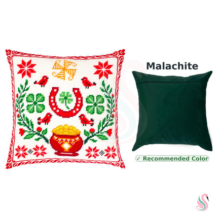 Needlepoint Pillow Kit "Talisman for Wealth and Good Luck"