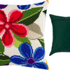 Cross Stitch Pillow Kit "Fantasy Flowers"