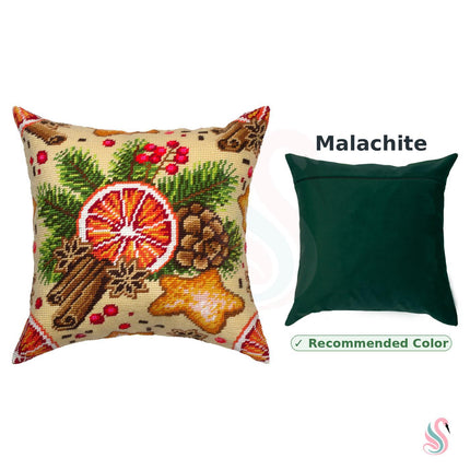 Needlepoint Pillow Kit "Mulled Wine"