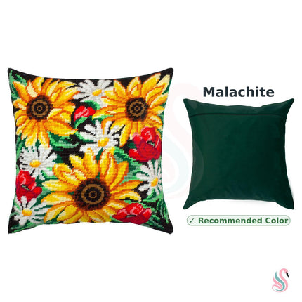 Needlepoint Pillow Kit "Summer Flowers"