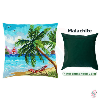 Needlepoint Pillow Kit "Seychelles"