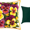 Needlepoint Pillow Kit "Violas"