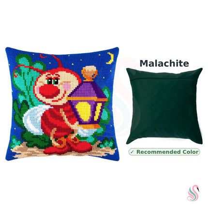 Cross Stitch Pillow Kit "Firefly"