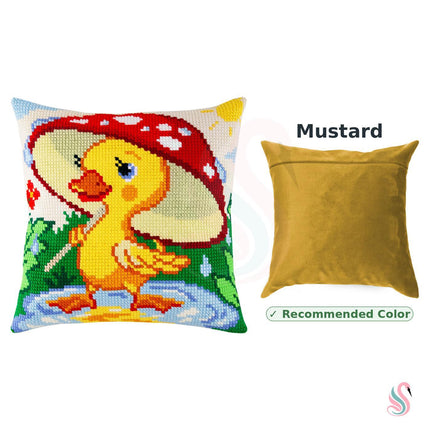 Cross Stitch Pillow Kit "Duckling"