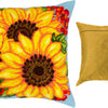 Needlepoint Pillow Kit "Sunflowers and viburnum"