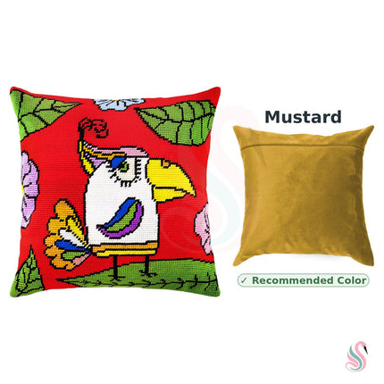 Needlepoint Pillow Kit "Parrot"