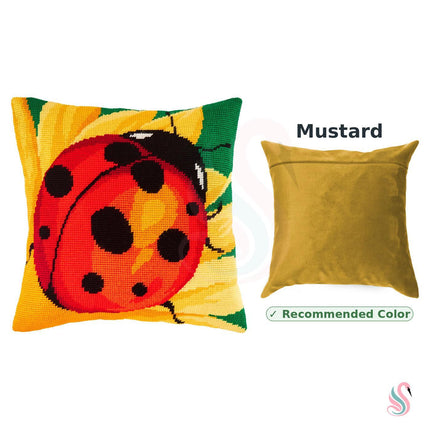 Needlepoint Pillow Kit "Ladybug"
